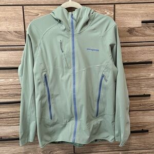 Patagonia Upstride Jacket Size Large Hemlock Green